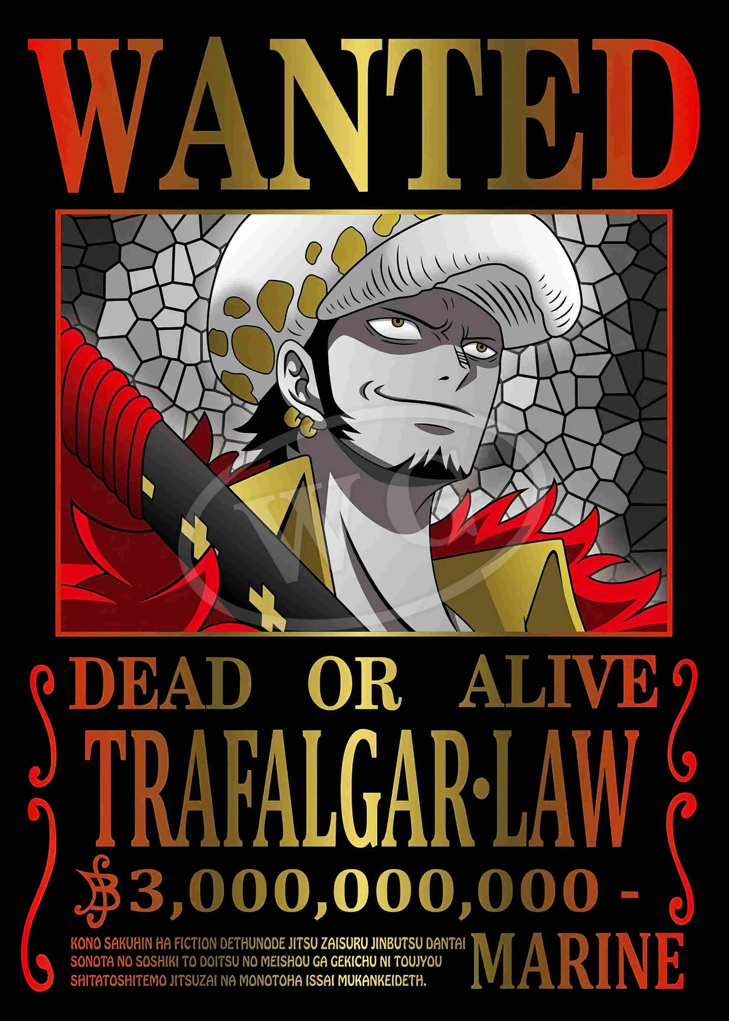 One Piece Pastable Canvas Painting Anime Figure Luffy All Characters WANTED HD Print Picture for Bedroom Wall Decoration Poster