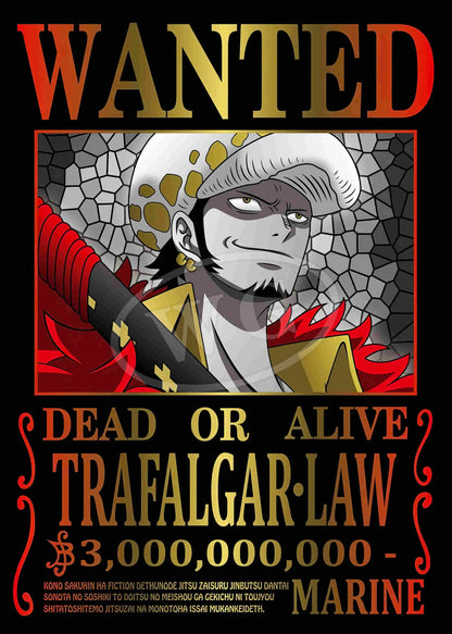 One Piece Pastable Canvas Painting Anime Figure Luffy All Characters WANTED HD Print Picture for Bedroom Wall Decoration Poster