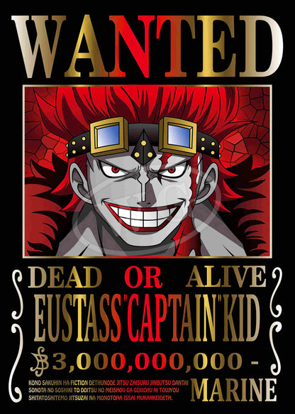 One Piece Pastable Canvas Painting Anime Figure Luffy All Characters WANTED HD Print Picture for Bedroom Wall Decoration Poster