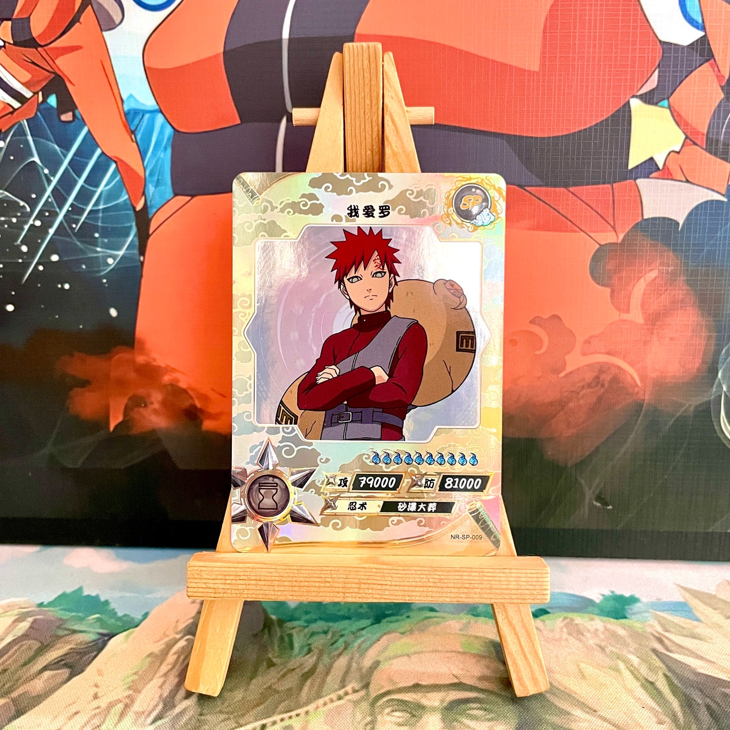 Kayou Genuine Anime Naruto Card SP Full Series No.001-040 Gaara Uzumaki Naruto Namikaze Minato Rare Collection Card Toy Gift