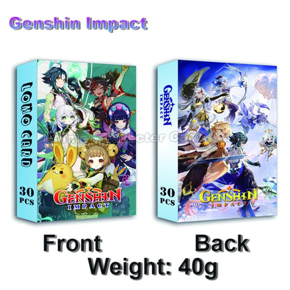 LOMO Card 30Pcs/Set Anime Sailor Moon One Piece Naruto JOJO SAO Cards Photocards Hobby Game Collection Toys For Children Gifts