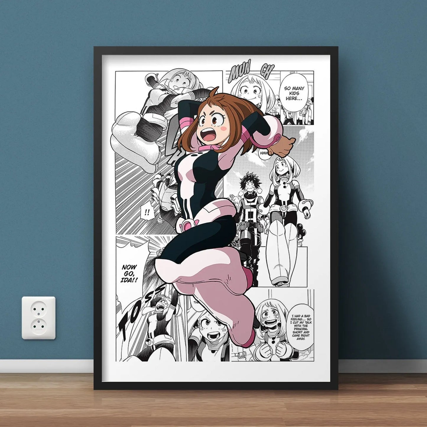 My Hero Academia Canvas Poster  Anime Wall Art for Living  Kids Room Decor