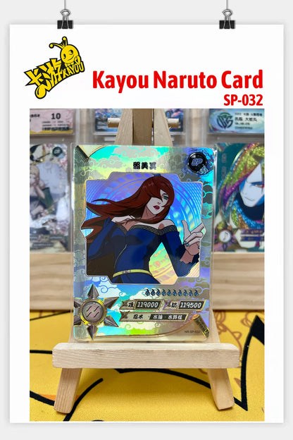 Kayou Genuine Anime Naruto Card SP Full Series No.001-040 Gaara Uzumaki Naruto Namikaze Minato Rare Collection Card Toy Gift