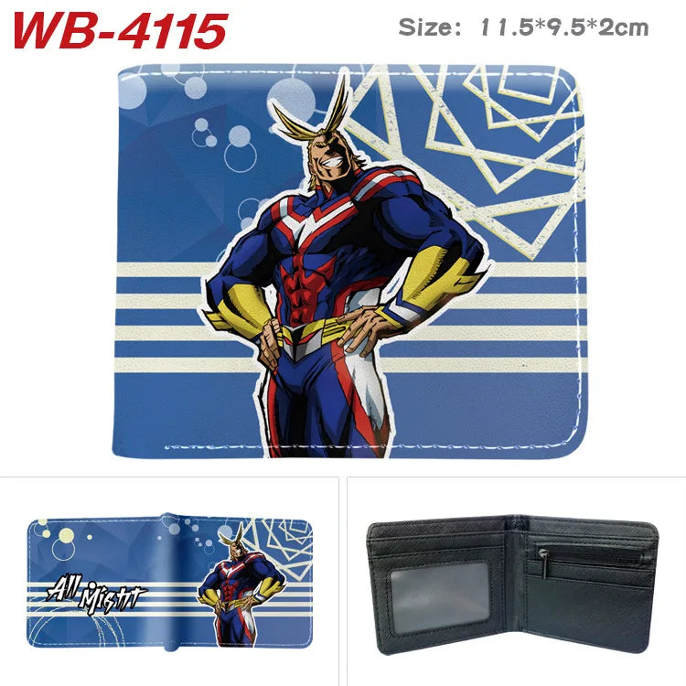 My Hero Academia Cartoon Short Wallet Anime Coin Purse with Card Holder