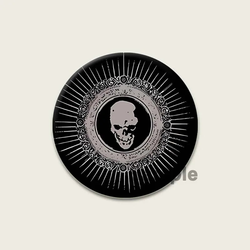 Death Note HD Print Anime Pins Handmade Round Brooches L Killer Yagami Light Cosplay Badge Backpacks Jewelry Gifts Accessory