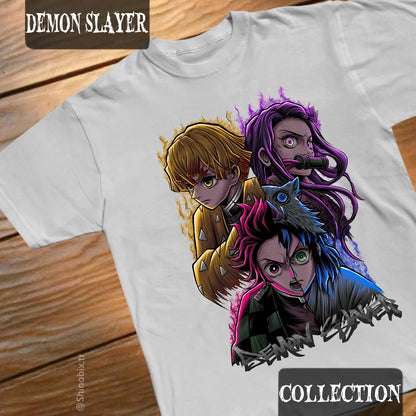 Japanese Hot Blooded Anime T-shirt Men Women Kokushibo Graphic Oversized Y2k Harajuku High Quality T-shirt Female Male Clothing