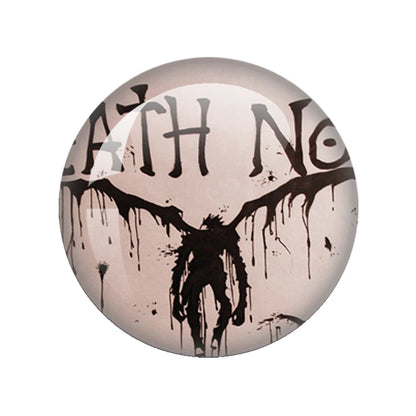 Death Note Sign Photo 12mm-40mm Anime Photo Glass Cabochon Demo Flat Back Making Findings Jewelry Findings