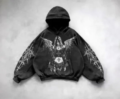 Washed Pullover Hoodie