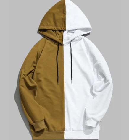 Spliced Double Bar Hoodie