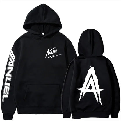 Autumn Fleece Men's Hoodies with Anuel AA Print