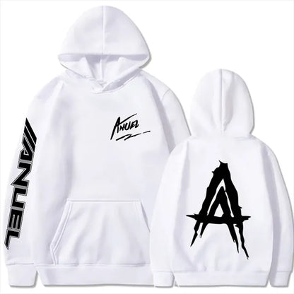 Autumn Fleece Men's Hoodies with Anuel AA Print