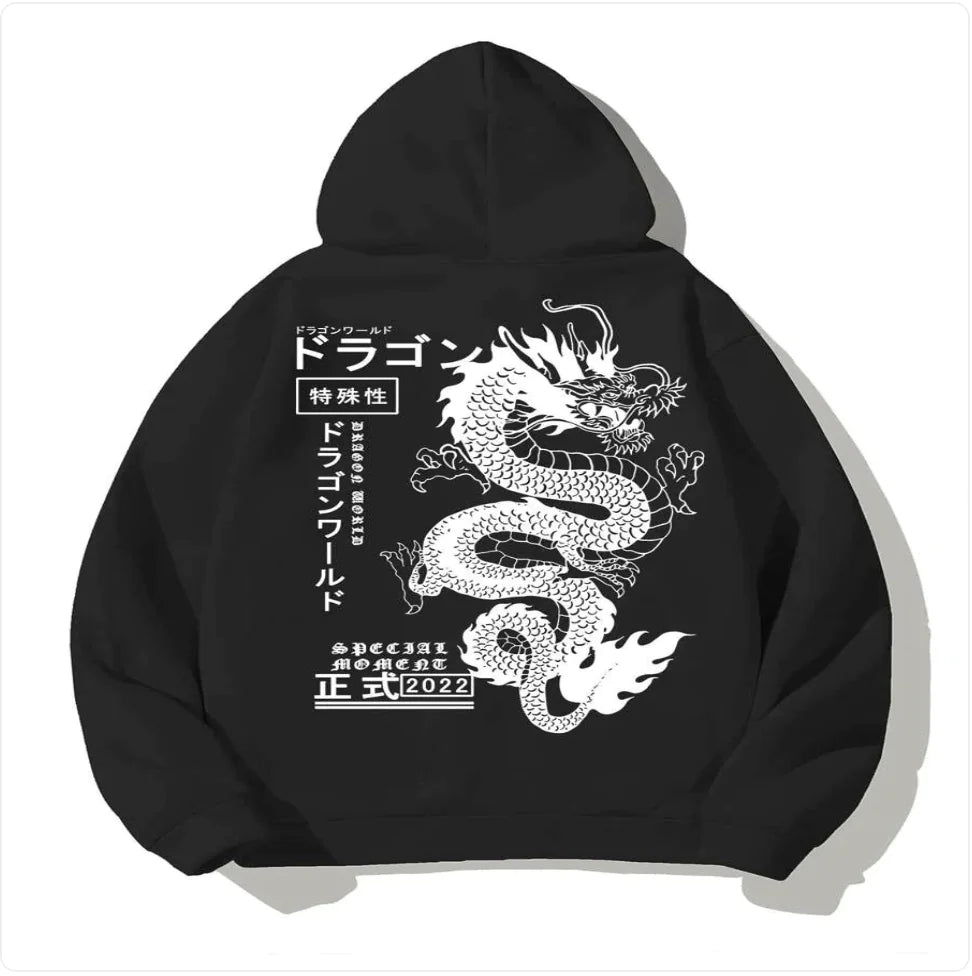 Dark Printed Hoodie
