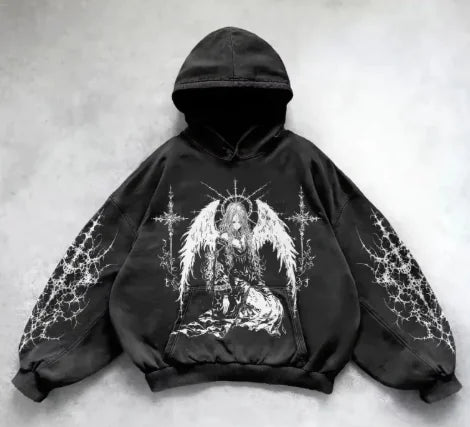 Washed Pullover Hoodie