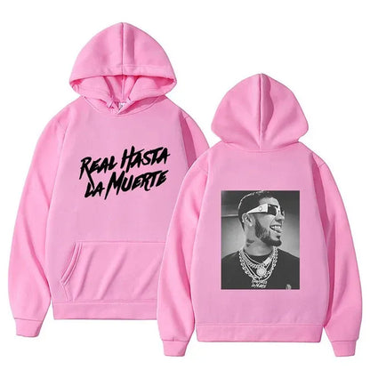 Autumn Fleece Men's Hoodies with Anuel AA Print