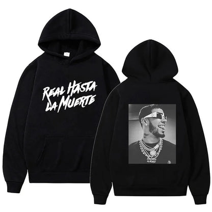 Autumn Fleece Men's Hoodies with Anuel AA Print